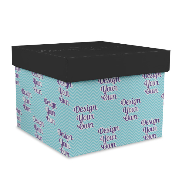 Custom Design Your Own Gift Box with Lid - Canvas Wrapped - X-Large