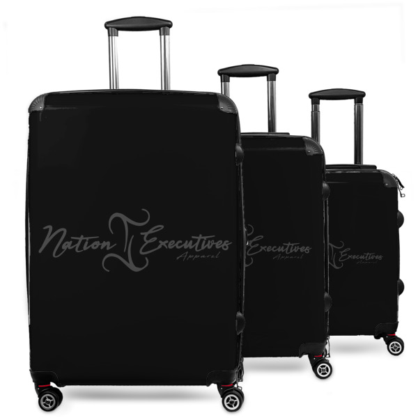 Custom Design Your Own 3-Piece Luggage Set - 20" Carry On - 24" Medium Checked - 28" Large Checked