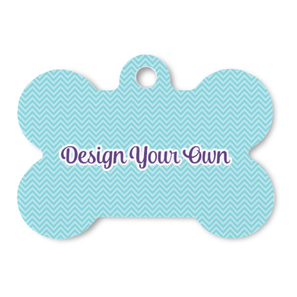 Custom Design Your Own Bone Shaped Dog ID Tag - Large