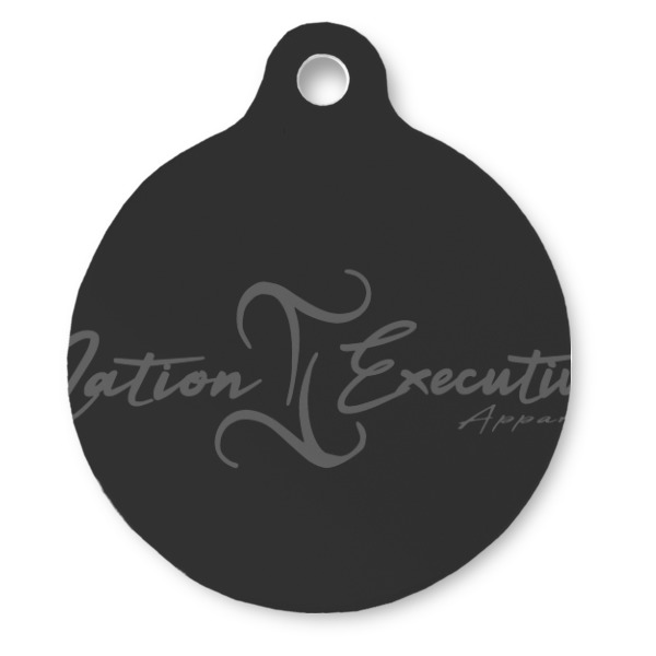 Custom Design Your Own Round Pet ID Tag - Large