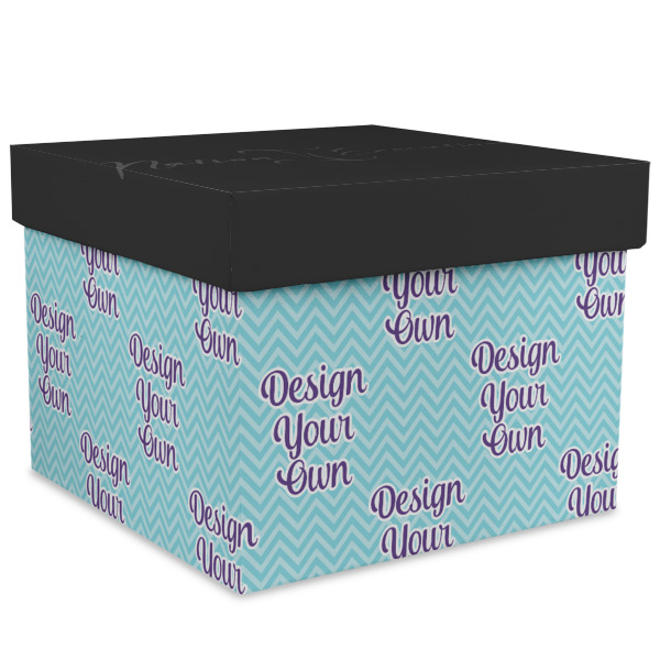 Custom Design Your Own Gift Box with Lid - Canvas Wrapped - XX-Large