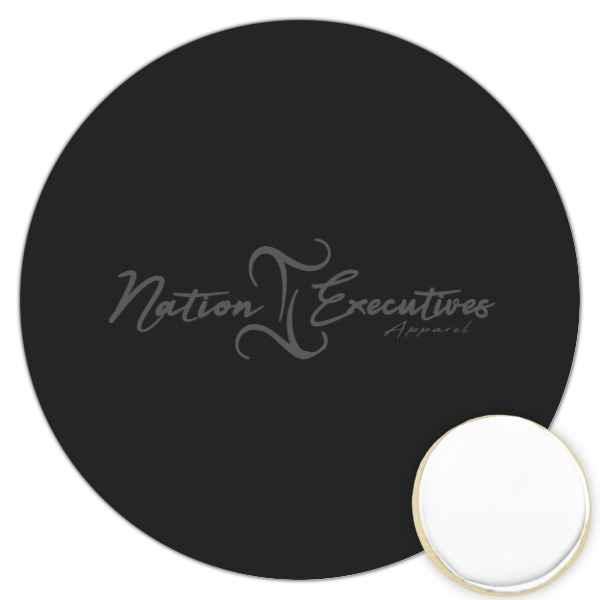 Custom Design Your Own Printed Cookie Topper - 3.25"