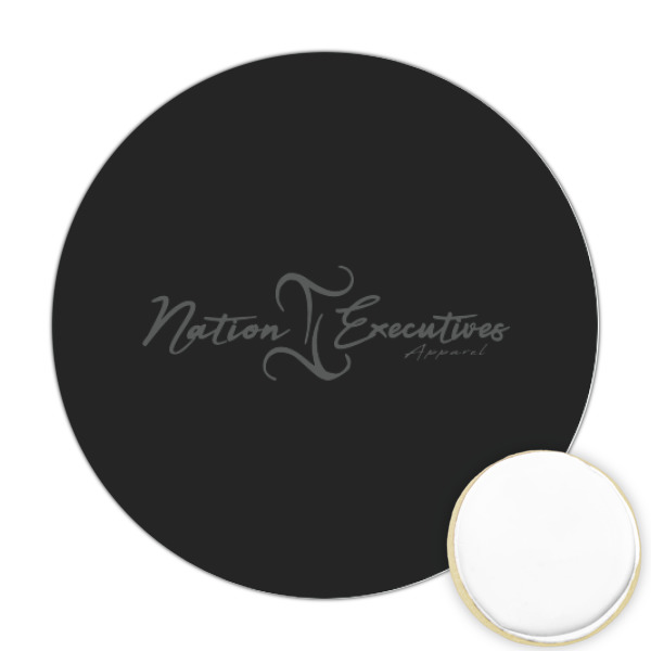 Custom Design Your Own Printed Cookie Topper - Round