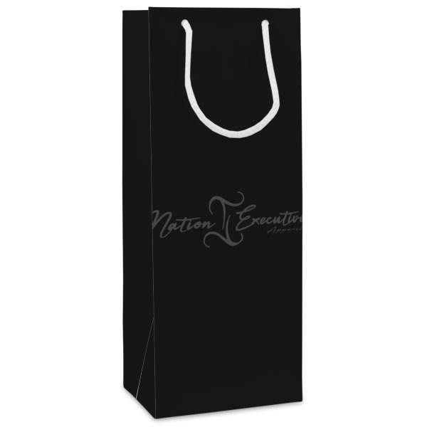 Custom Design Your Own Wine Gift Bags - Matte