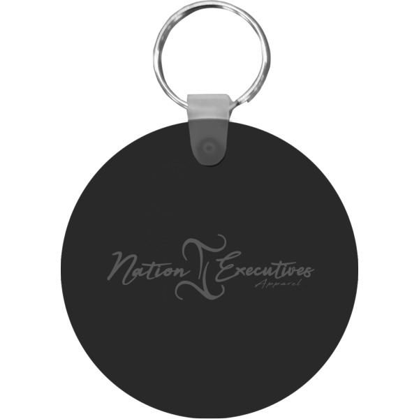 Custom Design Your Own Round Plastic Keychain