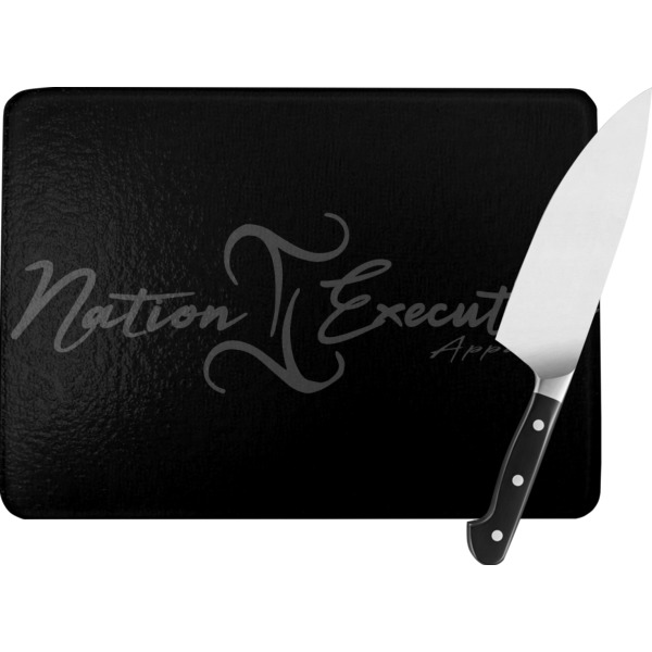 Custom Design Your Own Rectangular Glass Cutting Board