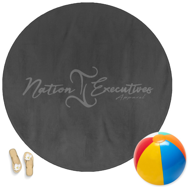 Custom Design Your Own Round Beach Towel