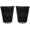 Custom Design - Waste Basket - Black - Double Sided - Approval