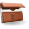 Custom Design - Leather Business Card Holder - Three Quarter