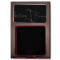 Custom Design - Red Mahogany Sticky Note Holder - Flat