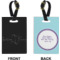 Custom Design - Rectangle Luggage Tag (Front + Back)