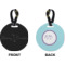 Custom Design - Circle Luggage Tag (Front + Back)