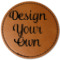 Custom Design - Leatherette Patches - Round