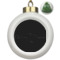 Custom Design - Ceramic Christmas Ornament - Xmas Tree (Front View)