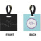 Custom Design - Square Luggage Tag (Front + Back)