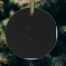 Custom Design - Frosted Glass Ornament - Round (Lifestyle)