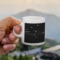 Custom Design - Single Shot Espresso Cup - Lifestyle in Hand