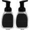 Custom Design - Foam Soap Bottle - Black - Front & Back