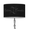 Custom Design - 12" Drum Lampshade - ON STAND (Fabric)