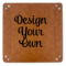 Custom Design - 9" x 9" Leatherette Snap Up Tray - APPROVAL (FLAT)