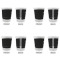 Custom Design - Glass Shot Glass - Standard - Set of 4 - Front & Back