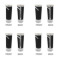 Custom Design - Glass Shot Glass - 2oz - Set of 4 - Front & Back