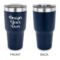 Custom Design - 30 oz Stainless Steel Ringneck Tumblers - Navy - Single Sided - APPROVAL