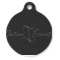 Custom Design - Round Pet ID Tag - Large - Front View