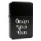 Custom Design - Windproof Lighters - Black - Front/Main