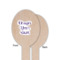 Custom Design - Wooden Food Pick - Oval - Single Sided - Front & Back