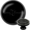 Custom Design - Black Custom Cabinet Knob (Front and Side)