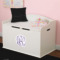 Custom Design - Wall Monogram on Toy Chest