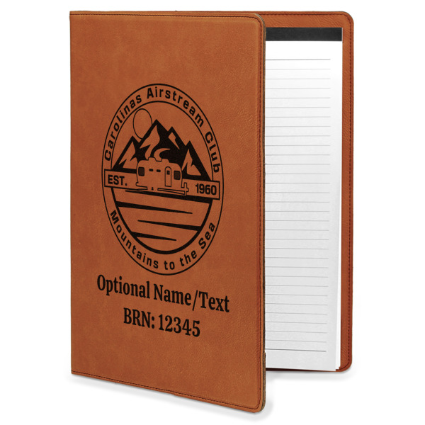 Custom Design Your Own Leatherette Portfolio with Notepad