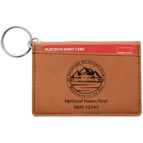 Custom Design Your Own Leatherette Keychain ID Holder