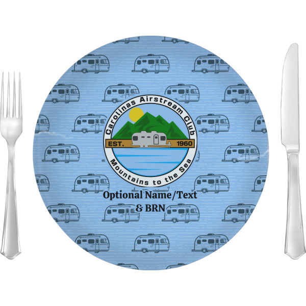 Custom Design Your Own 10" Glass Lunch / Dinner Plate