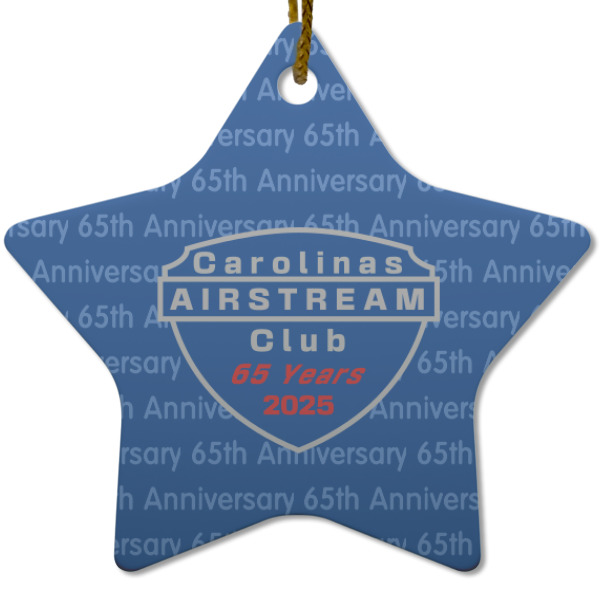 Custom Design Your Own Star Ceramic Ornament