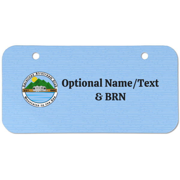 Custom Design Your Own Mini/Bicycle License Plate - 2 Holes