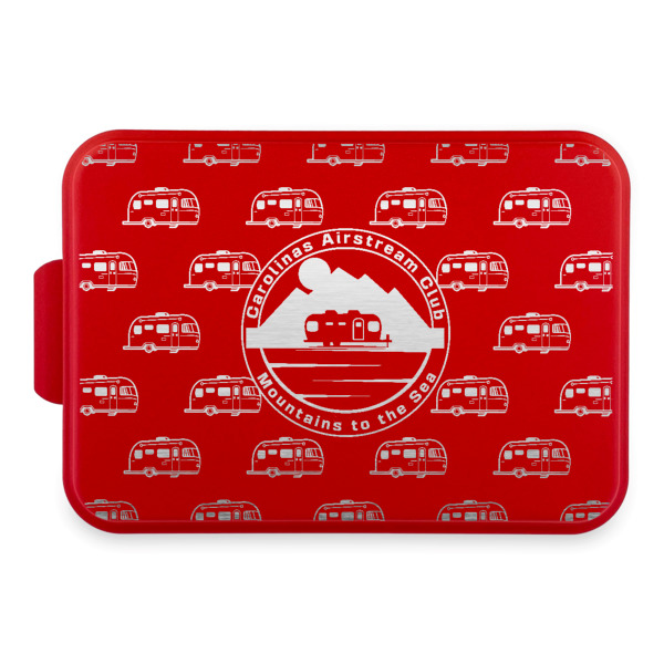 Custom Design Your Own Aluminum Baking Pan with Red Lid