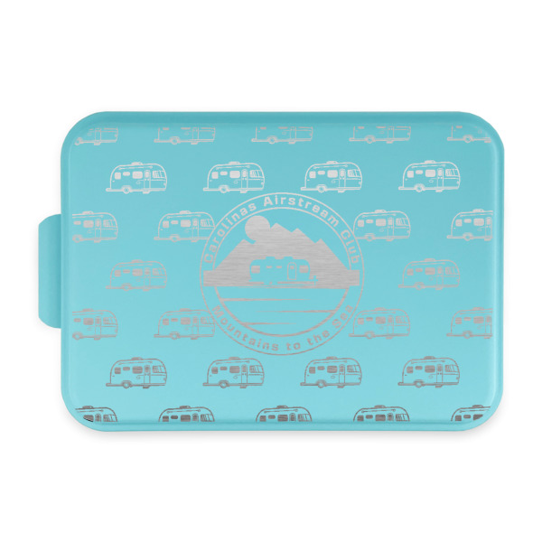 Custom Design Your Own Aluminum Baking Pan with Teal Lid