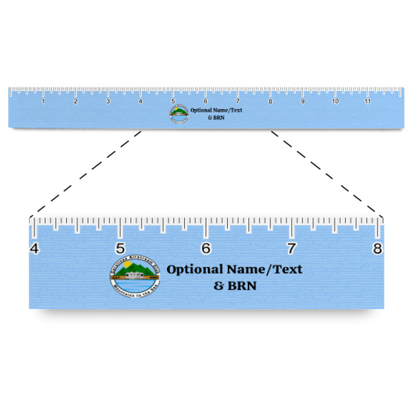 Custom Design Your Own Plastic Ruler - 12"