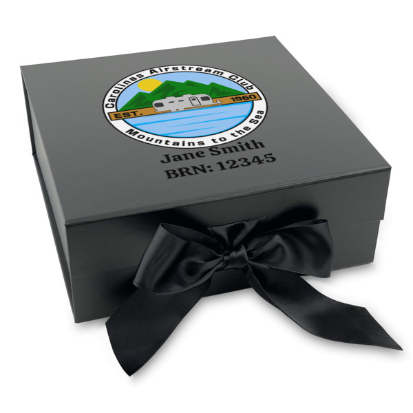 Custom Design Your Own Gift Box with Magnetic Lid - Black