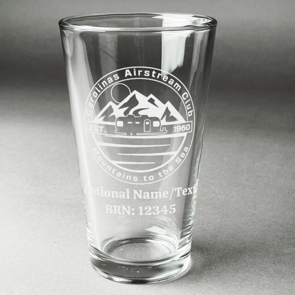 Custom Design Your Own Pint Glass - Laser Engraved