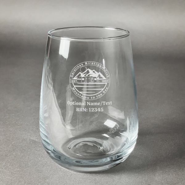 Custom Design Your Own Stemless Wine Glass - Laser Engraved