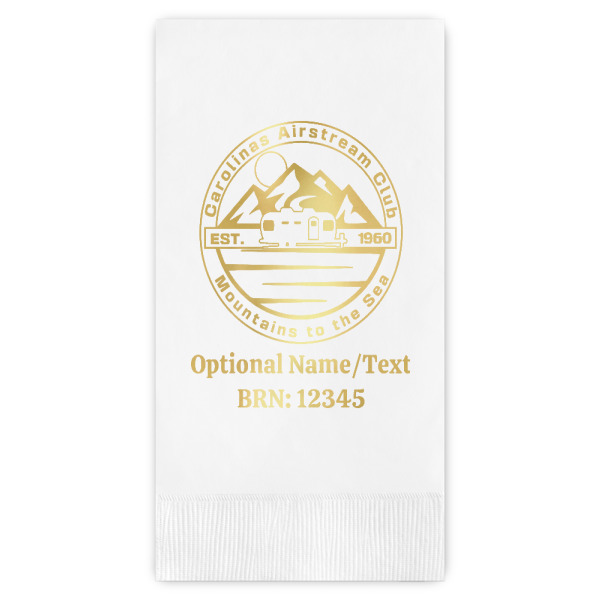 Custom Design Your Own Guest Napkins - Foil Stamped