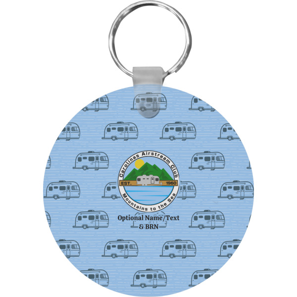 Custom Design Your Own Round Plastic Keychain