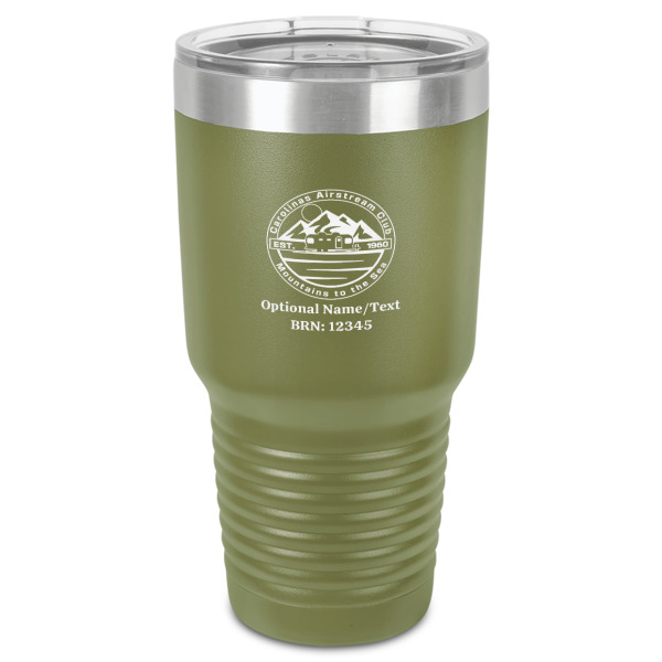 Custom Design Your Own 30 oz Stainless Steel Tumbler - Olive - Single-Sided