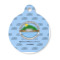 Custom Design - Round Pet ID Tag - Small - Front View