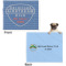 Custom Design - Microfleece Dog Blanket - Large- Front & Back