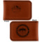 Custom Design - Leatherette Magnetic Money Clip - Front and Back