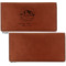 Custom Design - Leather Checkbook Holder Front and Back Single Sided - Apvl